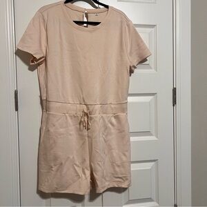 Elegant Apricot Romper